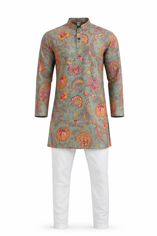 Vintage Garden Royale Kurta Pajama