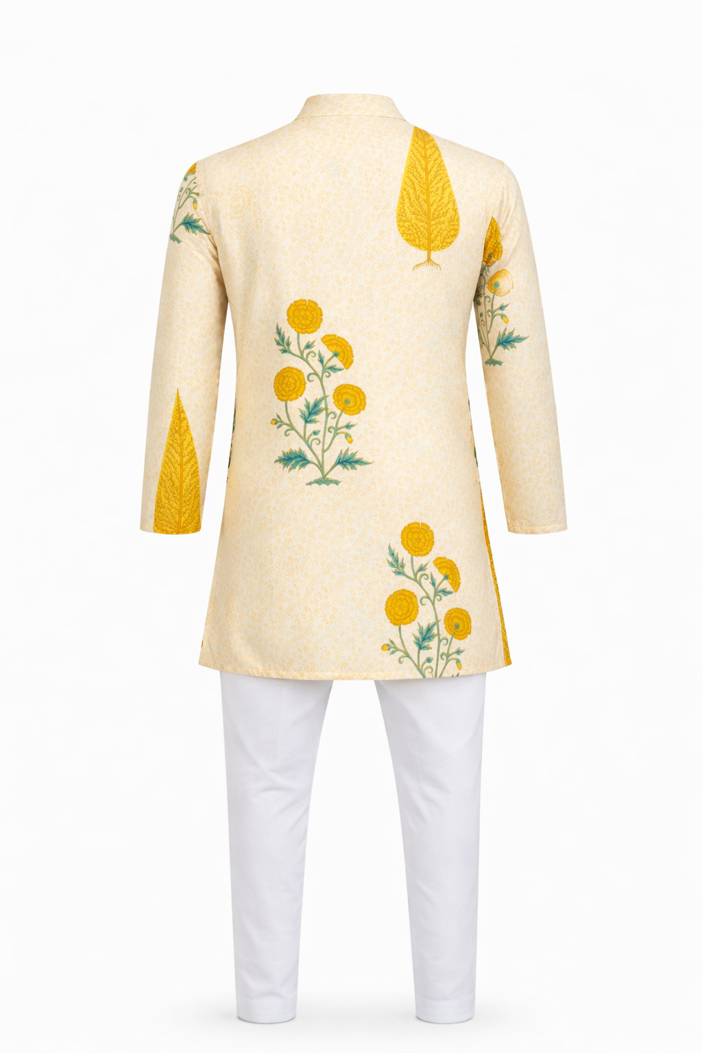 Sunshine Bloom Printed Kurta Pajama