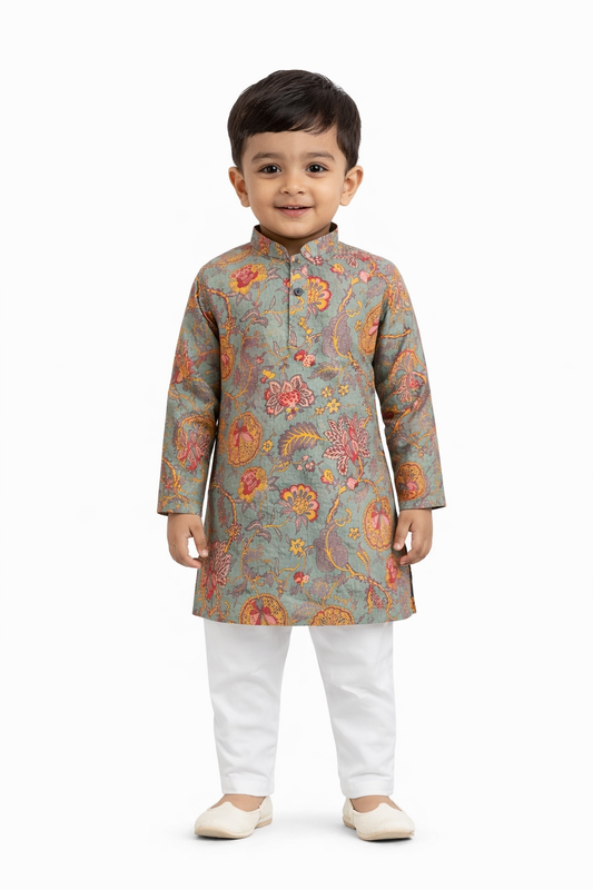 Vintage Garden Royale Kurta Pajama
