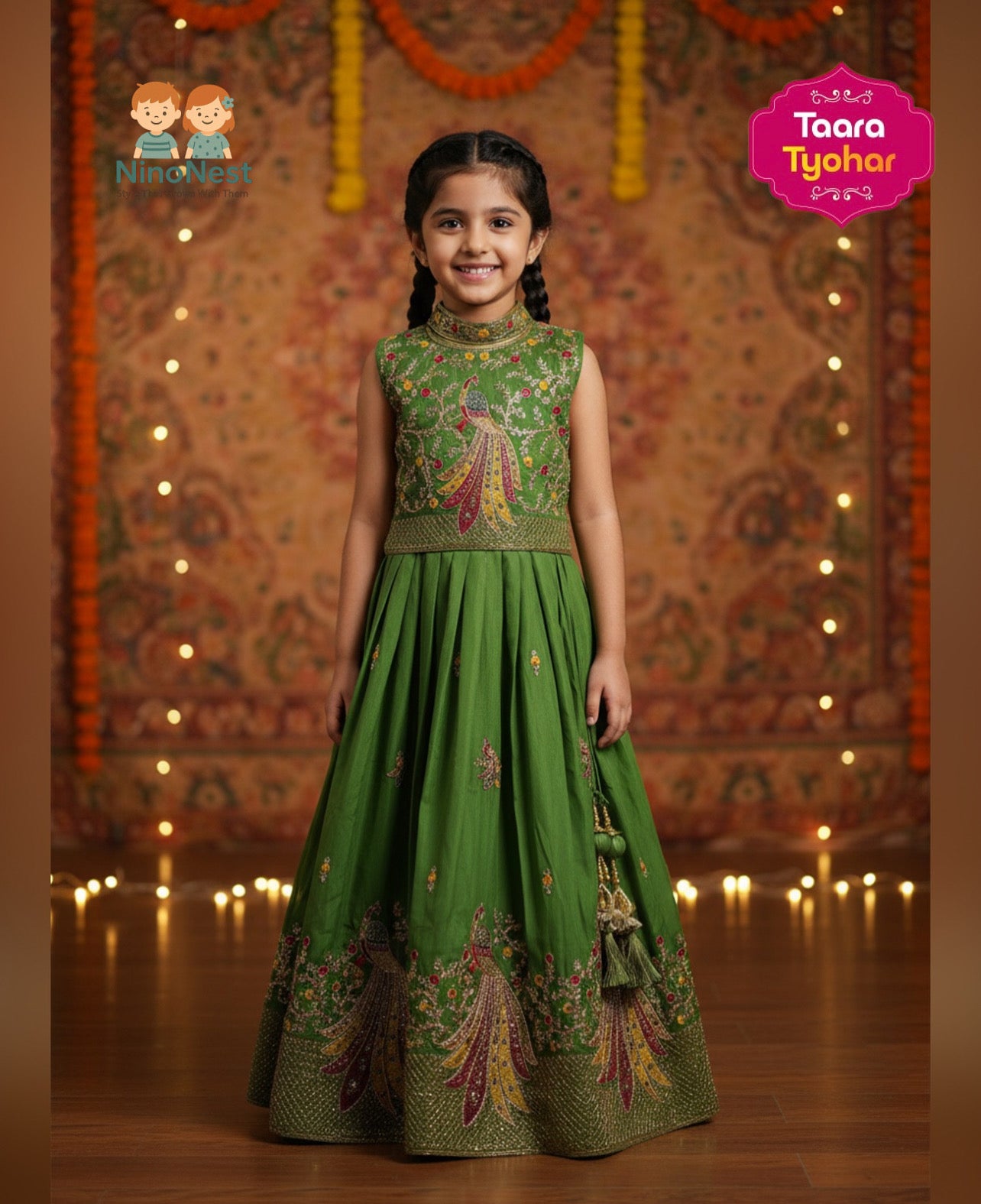 Emerald Twirl Dress