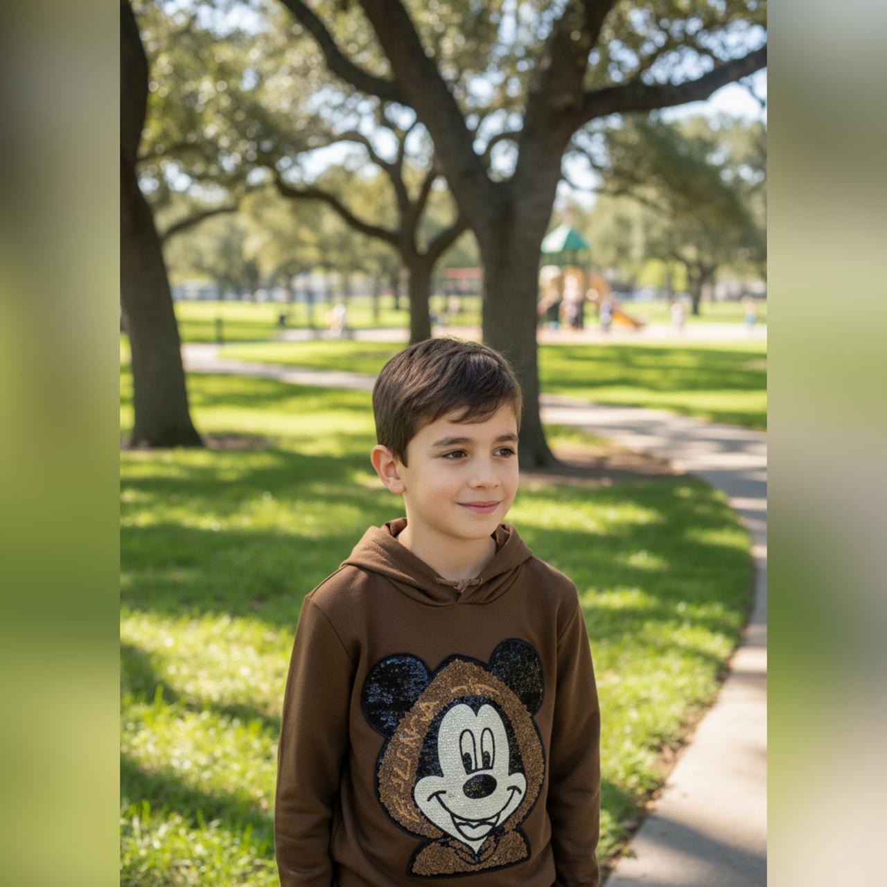 Mickey Mocha Hoodie