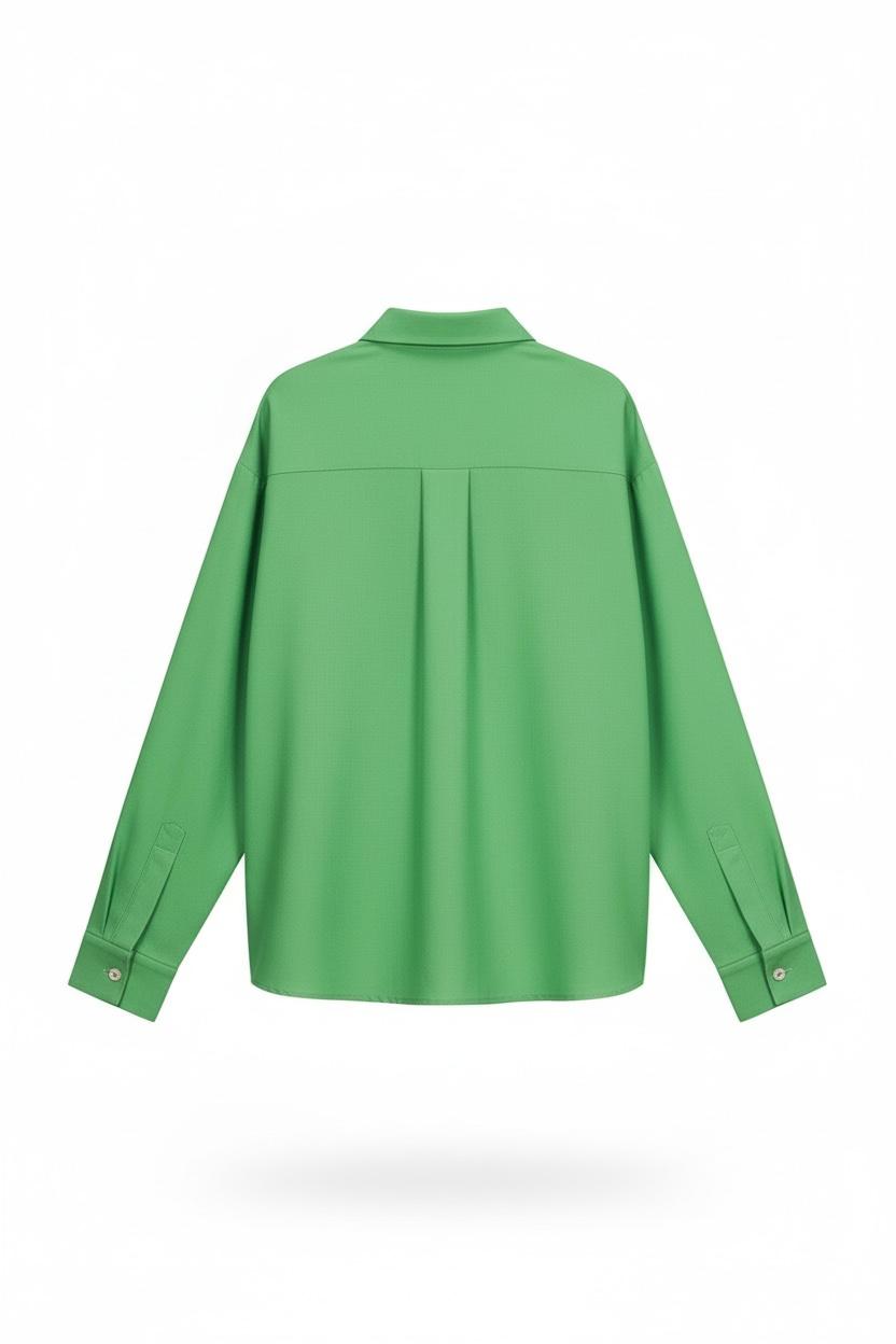 Classic Emerald Green Button-Down Shirt