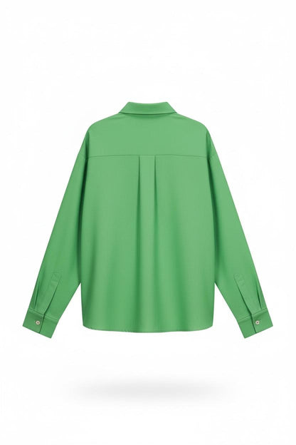 Classic Emerald Green Button-Down Shirt